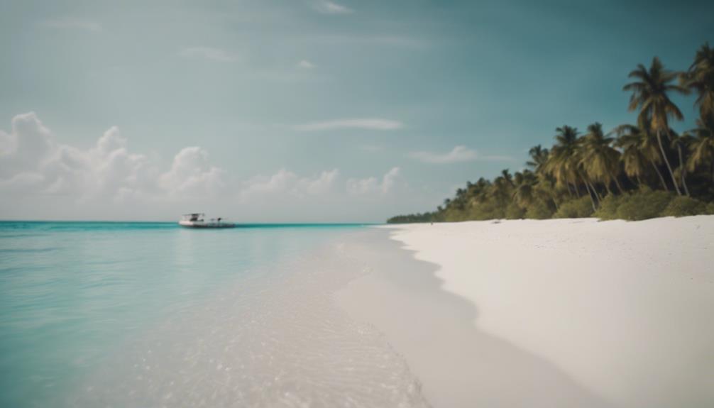 beach paradise in maldives
