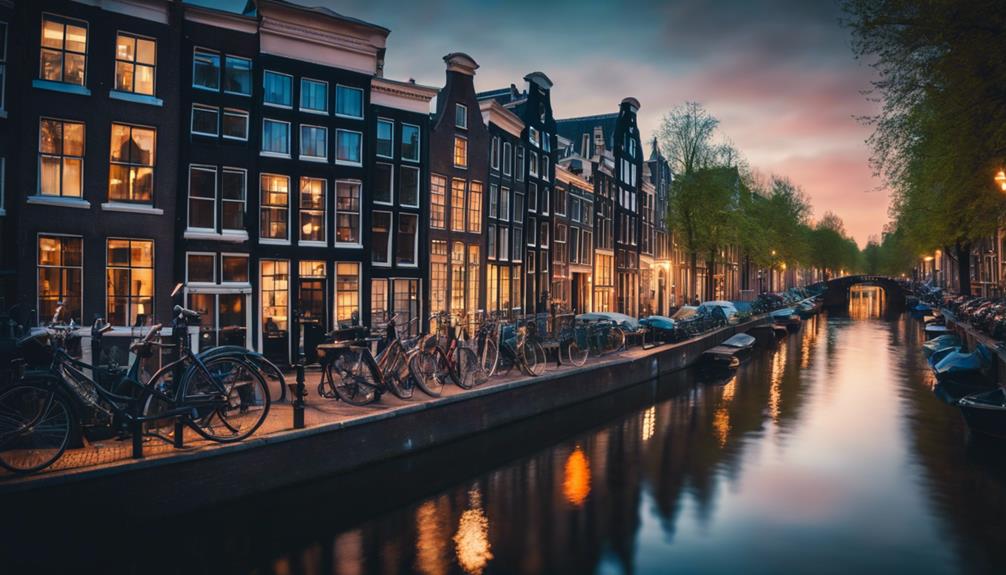 I Love to Travel to the Iconic Canals of Amsterdam