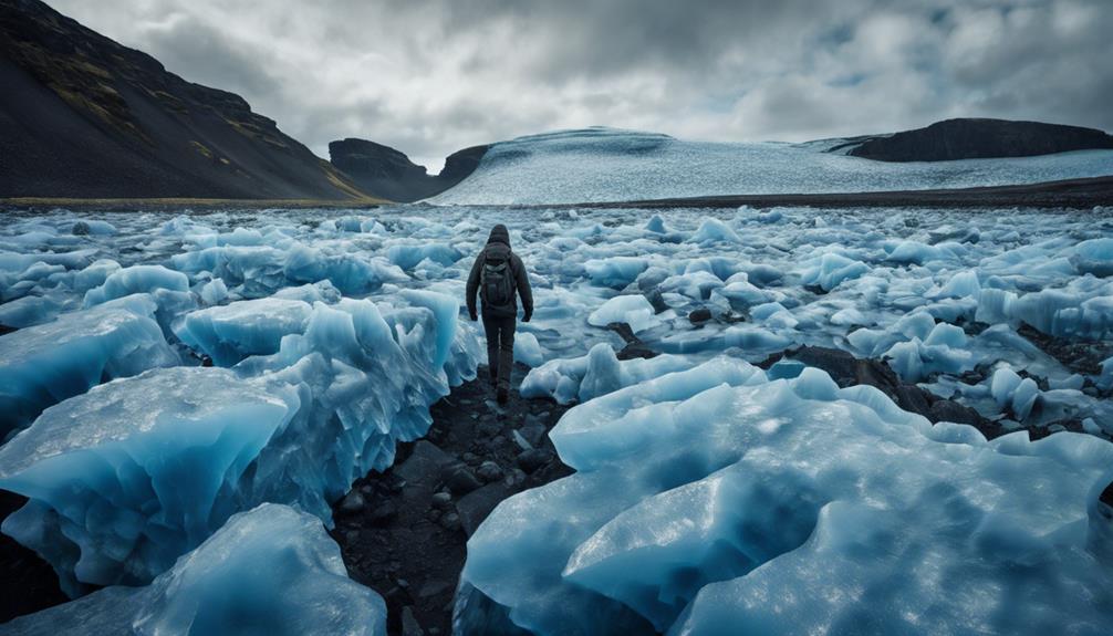 glacier hiking in iceland