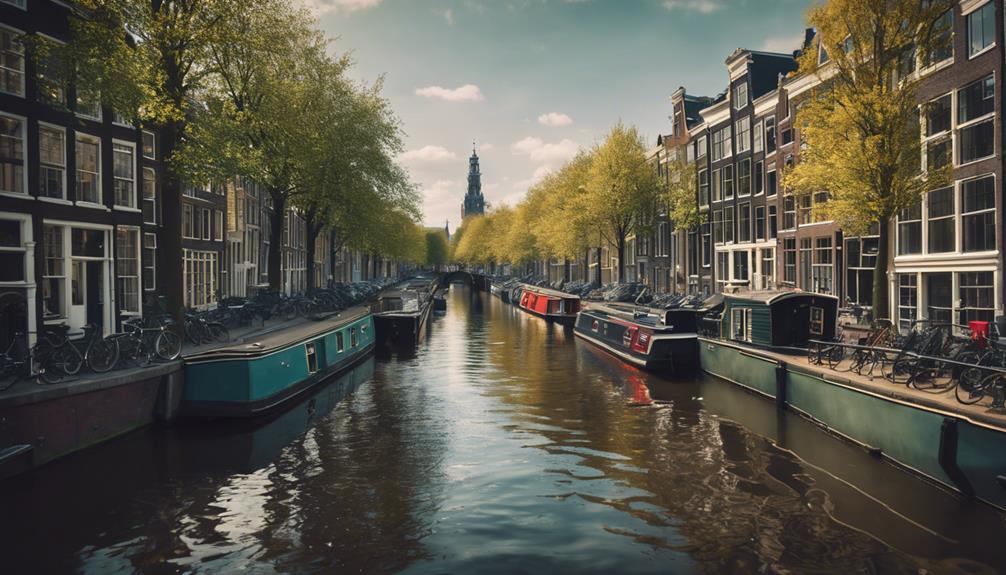 historic canals of amsterdam
