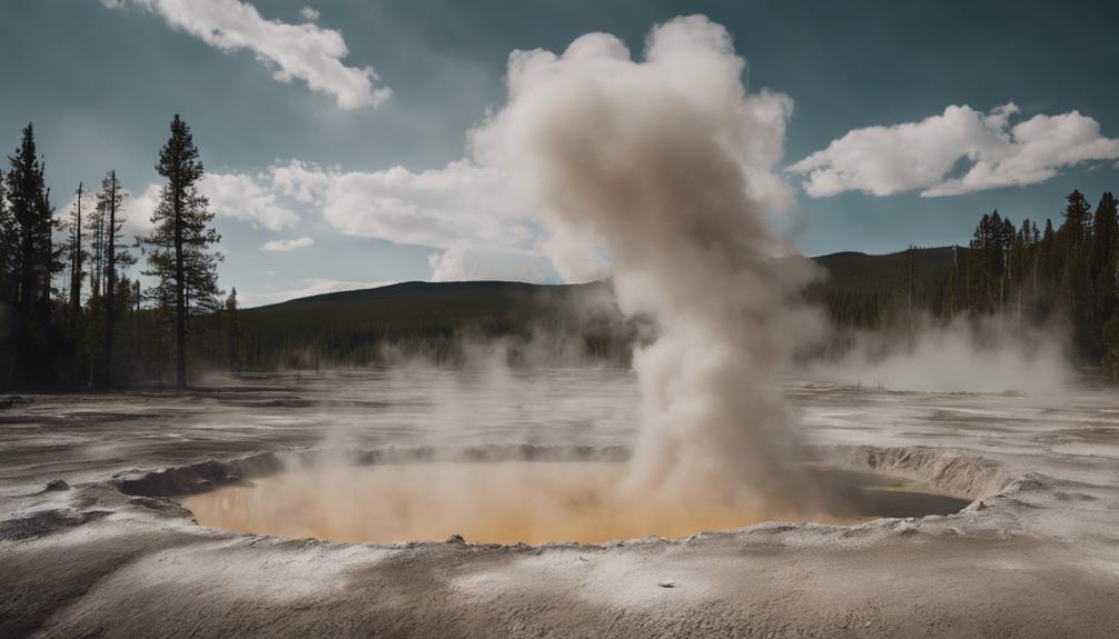 impressive mud volcano sight