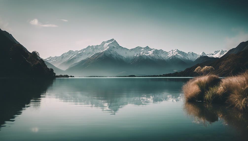 serene new zealand lake