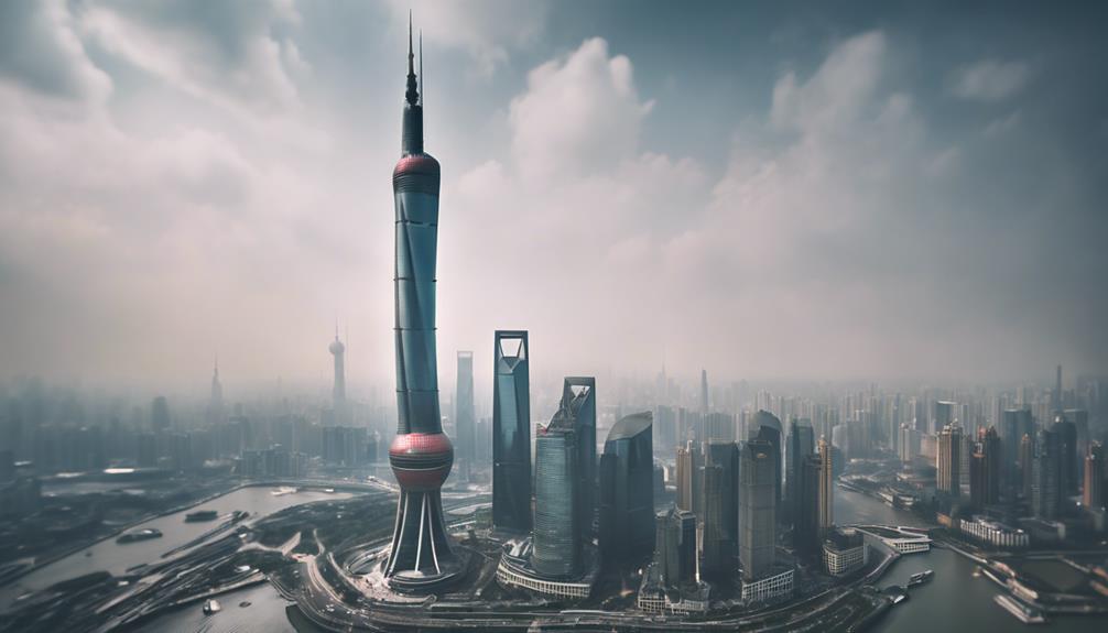 shanghai s architectural marvel rises