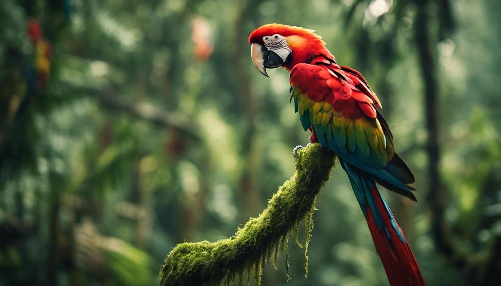 vibrant bird species observed