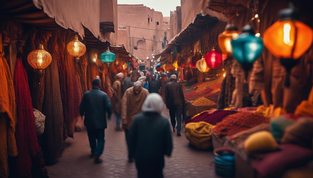 vibrant markets in marrakech